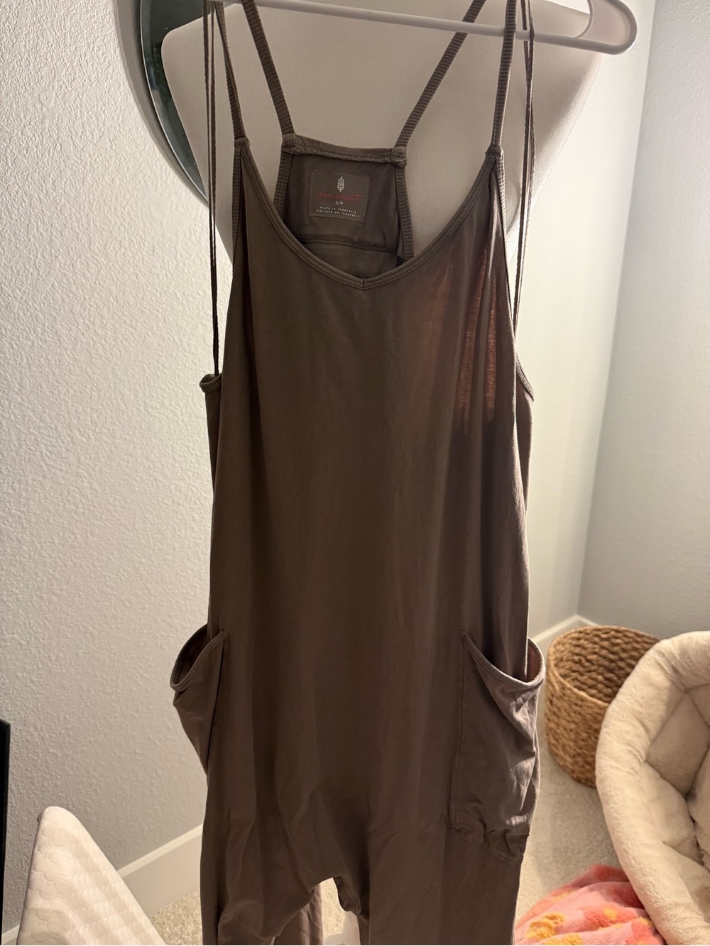 Free People Hot Shot Onsie Mocha Size S/P - Picture 7 of 9